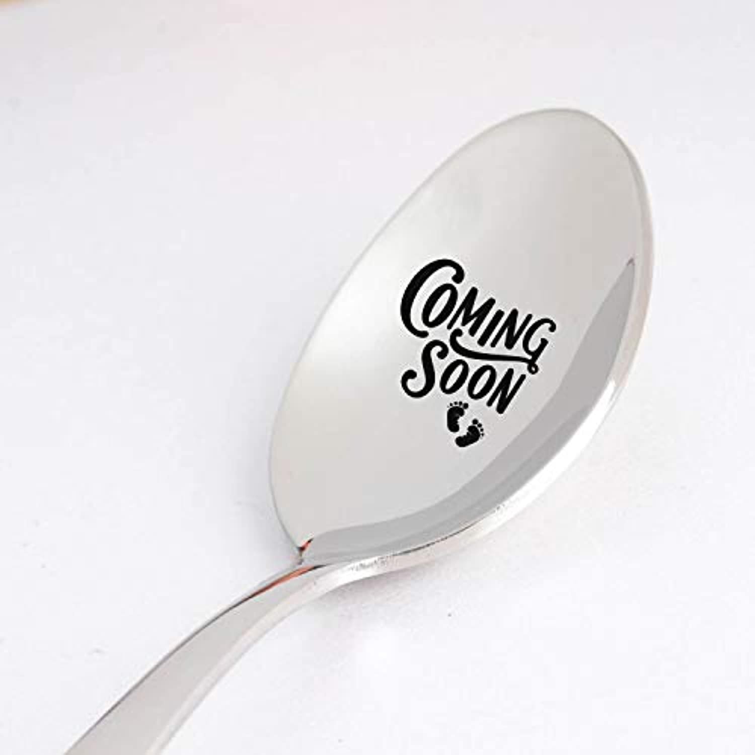 New Baking Buddy Cooking Partner Partner in Crime Hand Stamped Spoon  Personalized Pregnancy Announcement and Pregnancy Reveal Spoons 