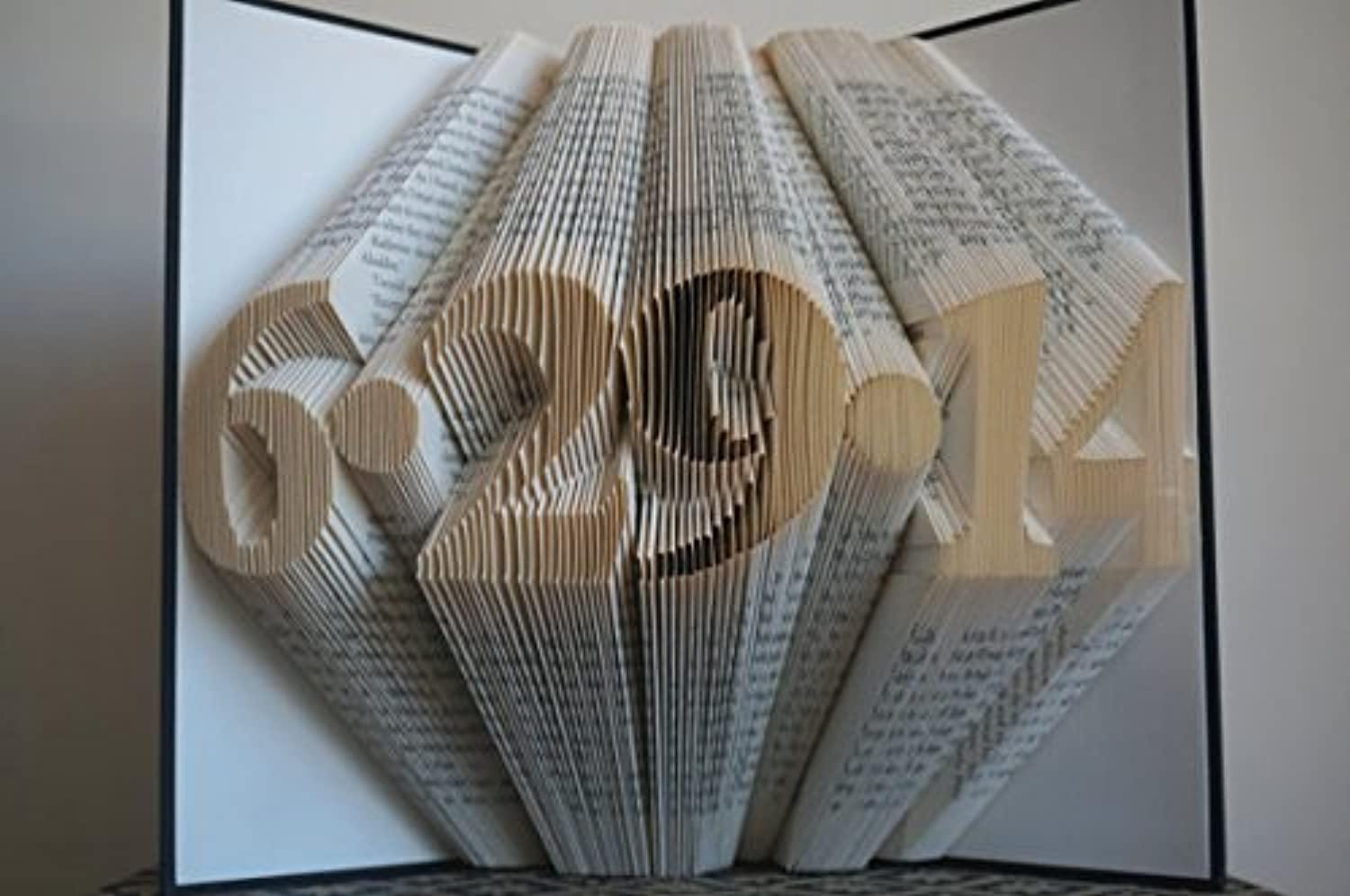 Unique Birthday/Anniversary/Wedding Gift - Folded Book Art hot