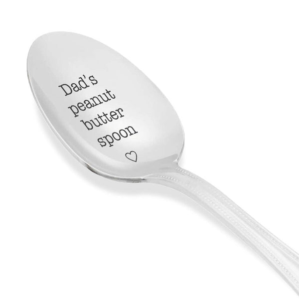 Birthday Gifts - Peanut Butter Engraved Spoon Gift for Grandpa - 7 Inch –  BOSTON CREATIVE COMPANY