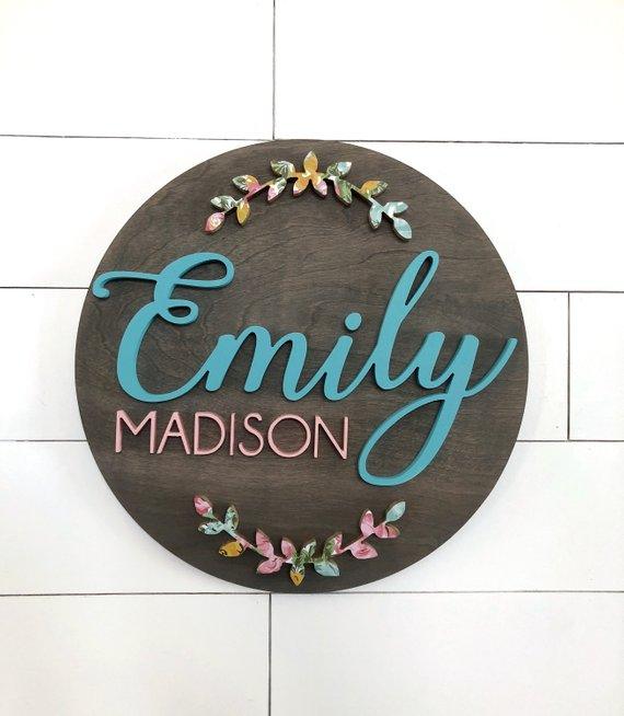 personalized name signs