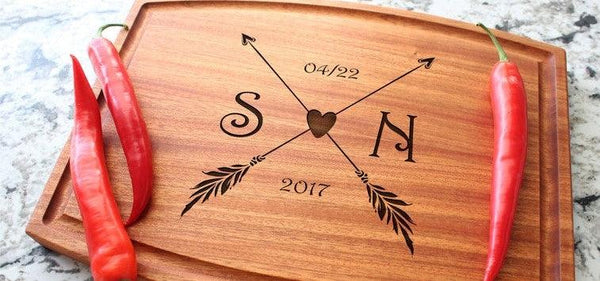 Celebrate Personalized Wooden Cutting Board – TheMemoryForge