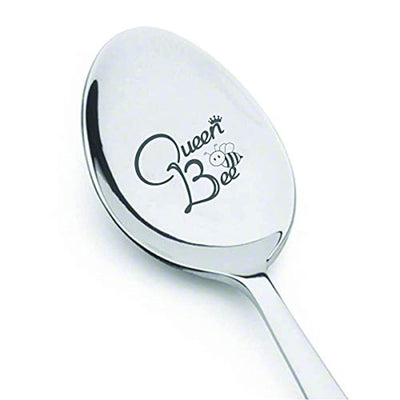 Queen Bee Engraved Spoon Gift For Women - BOSTON CREATIVE COMPANY