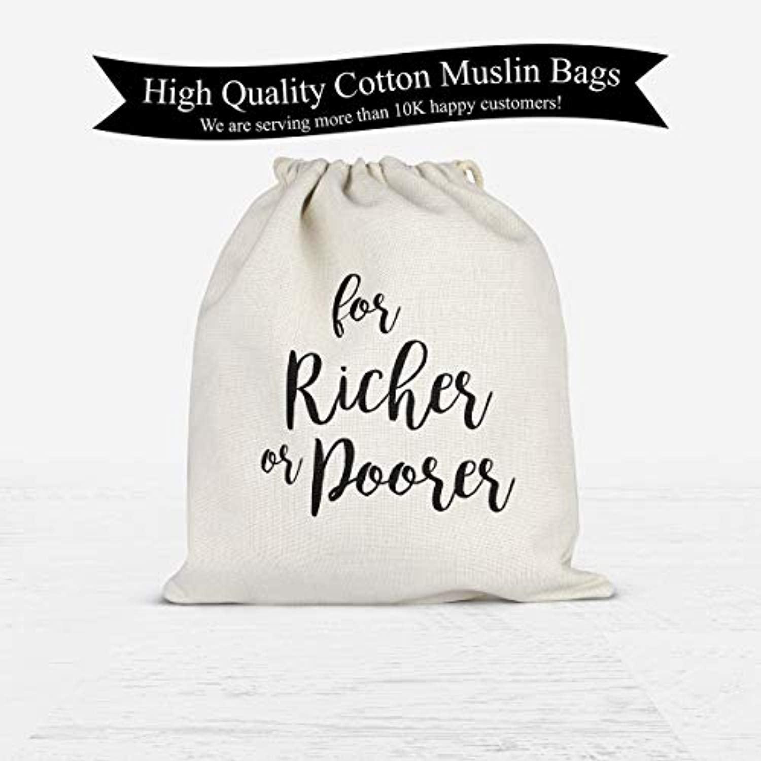 Buy 8 X 12 Muslin Bags With Cotton Drawstring 12 Pack Online in India - Etsy