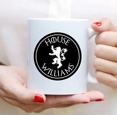 Ideas from Boston- Game of thrones mugs, Ceramic coffee Mugs HOUSE WILLIAMS, GOT Gifts, Game of throne party decoration, Best Coffee Mugs. - BOSTON CREATIVE COMPANY