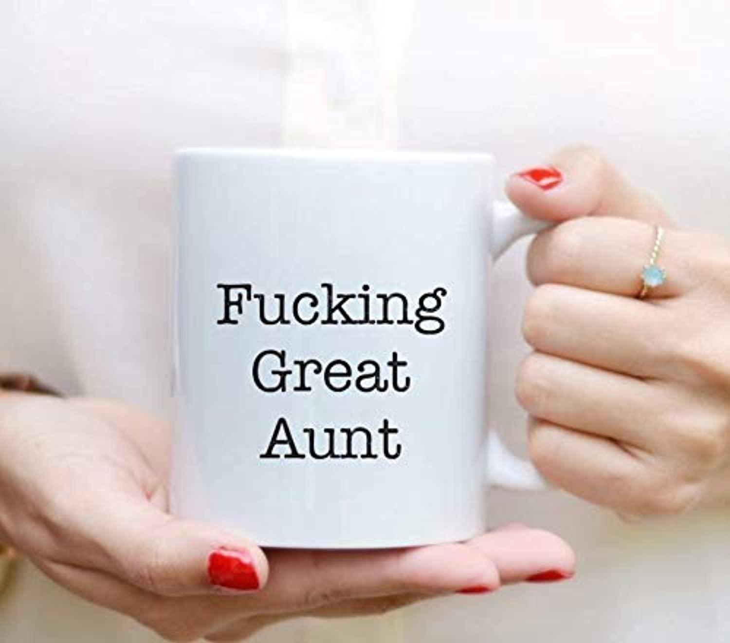 Coffee Mugs Gift For Aunt - Fucking great Aunt Mug For Birthday / Christmas  – BOSTON CREATIVE COMPANY