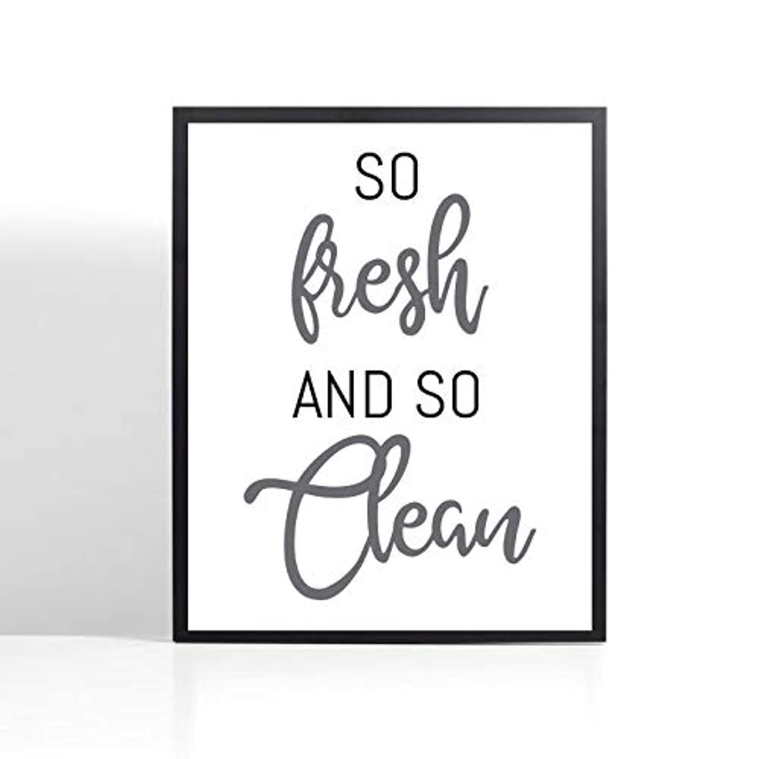 So Fresh and So Clean Clean Art Gansta Rap Fun Funny Saying Lettering Quote  Hand & Bath Towel by Splendid Idea Designs