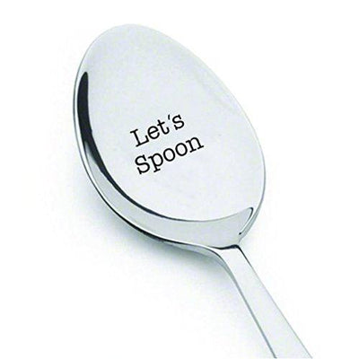 Lets Spoon - engraved spoon - best friend gifts - anniversary gift - wedding gift - engagement gift - housewarming gifts - kitchen decor - BOSTON CREATIVE COMPANY