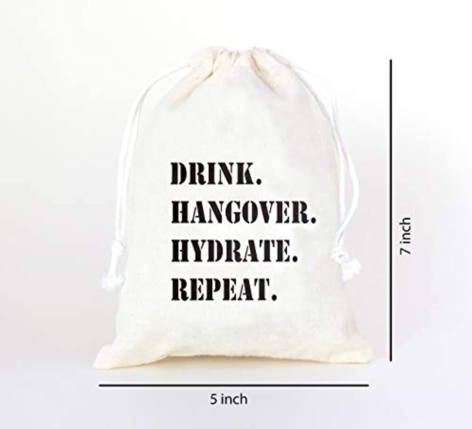 Bachelor Party Favors, Custom Hangover Kit Bag, Funny Bachelorette