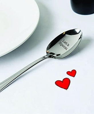 Lets Spoon - engraved spoon - best friend gifts - anniversary gift - wedding gift - engagement gift - housewarming gifts - kitchen decor - BOSTON CREATIVE COMPANY