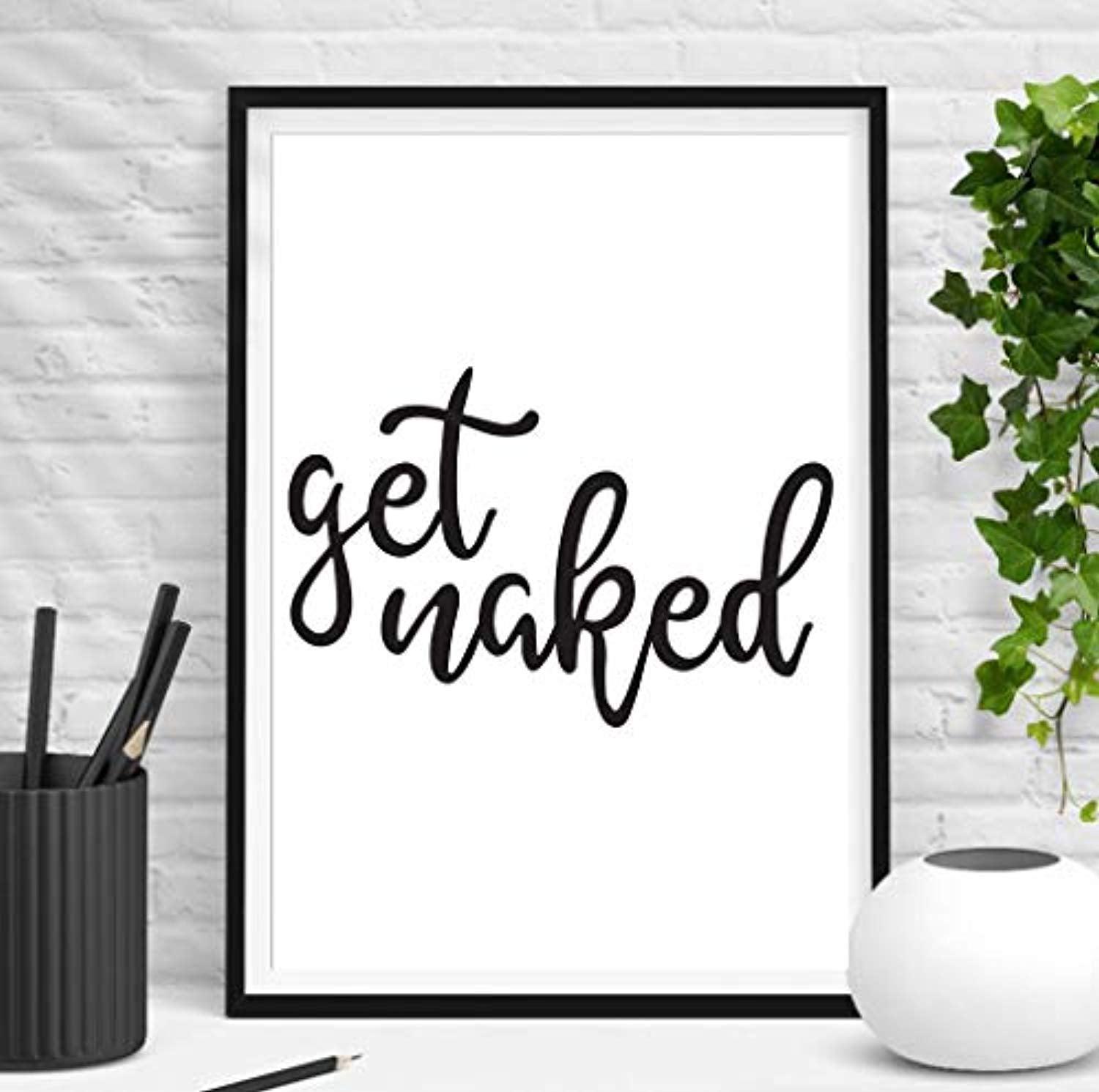 Best Friend Gifts Funny Wall Decor - Get Naked Bathroom Poster for Friends  – BOSTON CREATIVE COMPANY