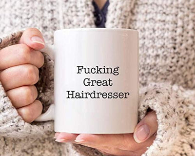 Ideas from Boston- FUCKING GREAT HAIR DRESSER, Best Hair dresser, Gift For Hair dresser, Funny proposals, Mugs for Hair dresser, Ceramic coffee mugs Hair dresser, Hair dresser cup - BOSTON CREATIVE COMPANY