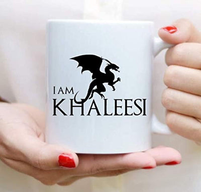 Ideas from Boston- Game of thrones mugs, Ceramic coffee Mugs I AM KHALEESI, GOT Gifts, Game of throne party decoration, Best Coffee Mugs. - BOSTON CREATIVE COMPANY