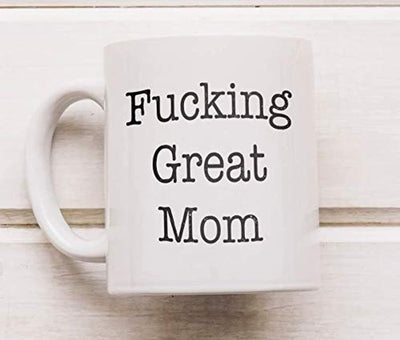 Ideas from Boston- FUCKING GREAT MOM MUG, Best mom, Gift For Mother, Funny proposals, mugs for family, Ceramic coffee mugs for mom, Mother’s day gift - BOSTON CREATIVE COMPANY