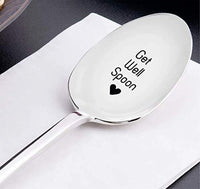 Get Well Soon Engraved Spoon - Recovery Gift for Friends - BOSTON CREATIVE COMPANY