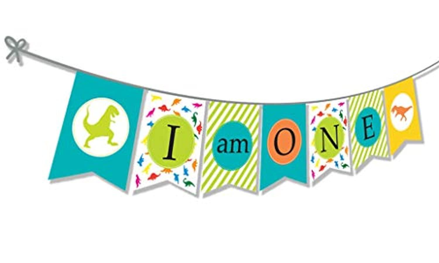 I Am One Banner Jurassic World Dinosaur Birthday Party Supplies For Kids-Wild  One High Chair Banner Boy Dino Dana Backdrop-first Birthday Dino Jungle  Jurrasic Garland Decoration Kit – BOSTON CREATIVE COMPANY