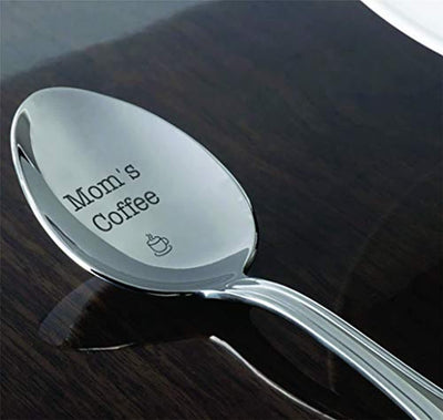 Mom's Coffee Table Dessert Spoon-Unique Gift for Mom from Son or Daughter - BOSTON CREATIVE COMPANY