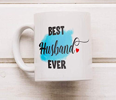 Ideas from Boston- BEST HUSBAND EVER mug, Husband coffee mug, Gift For my Husband, LoveQuotes, Mugs for Hubby, Ceramic coffee mugs - BOSTON CREATIVE COMPANY