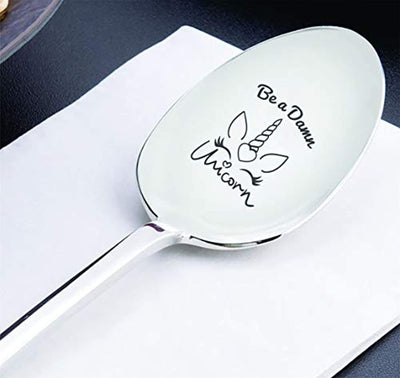 Engraved Spoon Gift For Unicorn Lover - BOSTON CREATIVE COMPANY