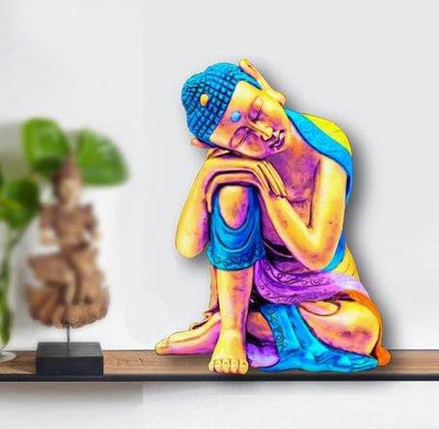 Wall decoration - Lord Buddha Wooden printings for home decoration – Wall art printing – Living room wall art picture – Religious picture printing - BOSTON CREATIVE COMPANY