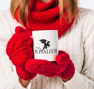 Ideas from Boston- Game of thrones mugs, Ceramic coffee Mugs I AM KHALEESI, GOT Gifts, Game of throne party decoration, Best Coffee Mugs. - BOSTON CREATIVE COMPANY