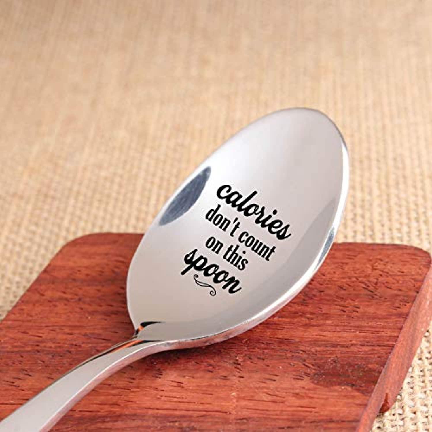 1PCS Funny Cat Spoon Engraved Stainless Steel, Cute Coffee Tea Spoon Gift  For Men Women Friend Him Her, Best Birthday Father's Day Christmas Gift