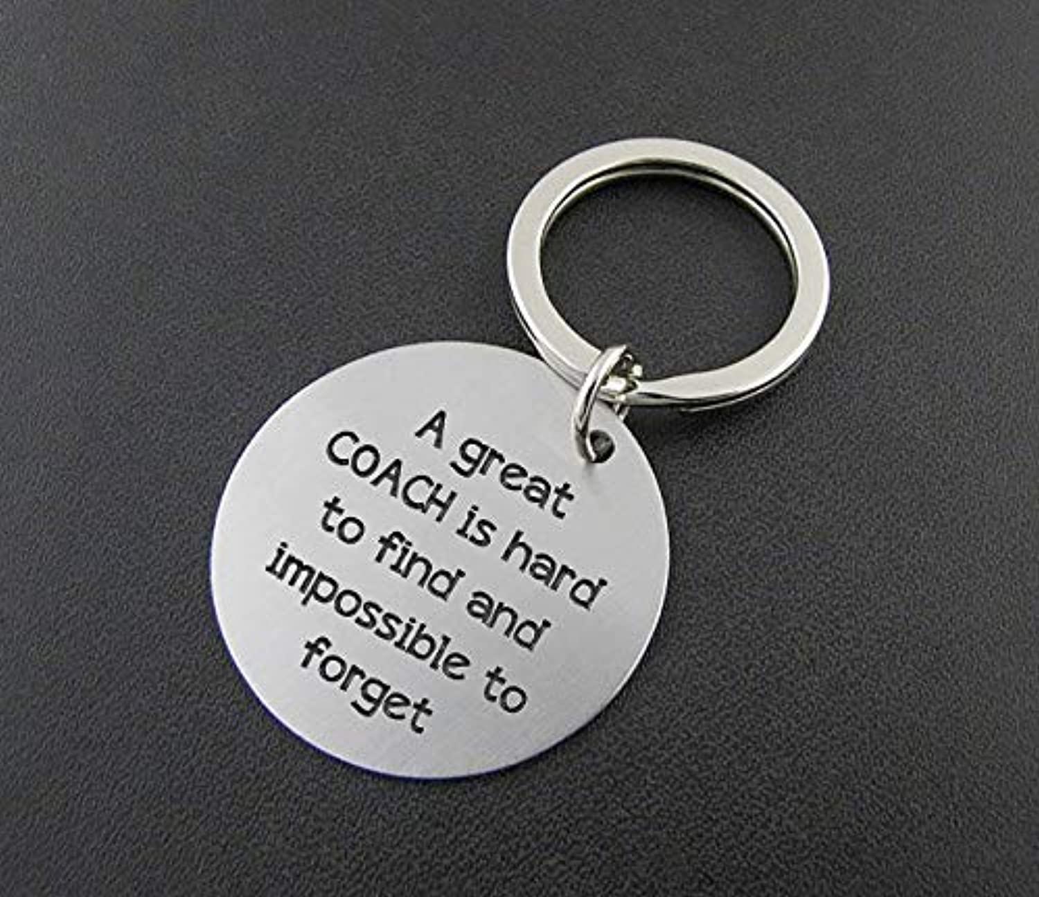 Coach Keychain Christmas Birthday New Year Gifts for Men Women A Great Coach  is Hard to Find Thank You Appreciation Key Ring Charm Tag Pendant  Retirement Gift for Coaches – BOSTON CREATIVE