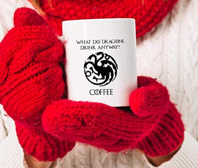 Game of Thrones Ceramic Coffee Mug-Engraved Unique Gift Ideas for Friends - BOSTON CREATIVE COMPANY