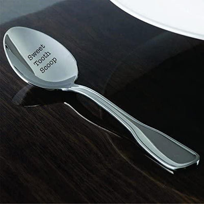 Sweet Tooth Scoop - Engraved Spoon - coffee lover gifts - lover gifts - Bon Bon Spoon - keepsake gifts - Candy Spoon - Birthday gifts - BOSTON CREATIVE COMPANY