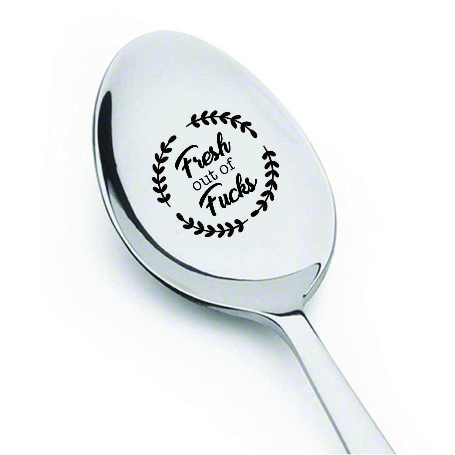 Just married gifts - Funny gifts - Trendy spoon - Unique gifts - Fresh out  of f spoon - lol surprise gifts - Engraved spoon - 7 inches - Romantic  gifts for women – BOSTON CREATIVE COMPANY