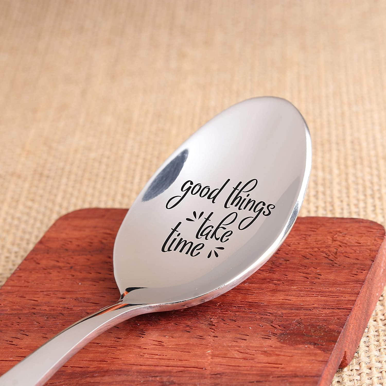 Great Choice Products GCP-US11-65652 Coffee Spoon Rest, Engraved