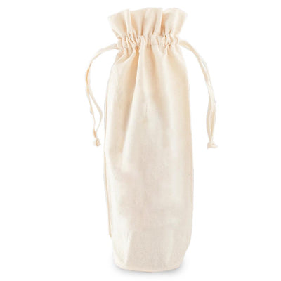 Party Wine Cotton Gift Bag with Drawstring - BOSTON CREATIVE COMPANY