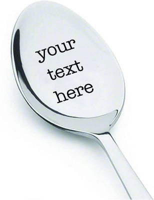 Custom logo spoon engraving - Qty 10 - BOSTON CREATIVE COMPANY